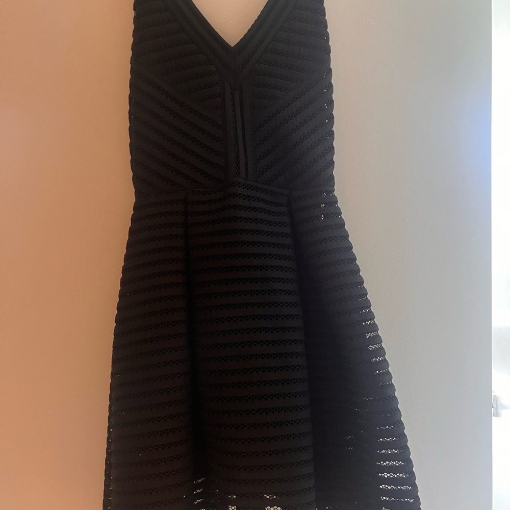 Maje Black Peplum Cocktail Dress Size 2- near perfect condition! - Picture 3 of 4